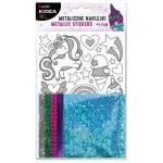 DERFORM Zest creat stickers unicorn metalc derf kidea