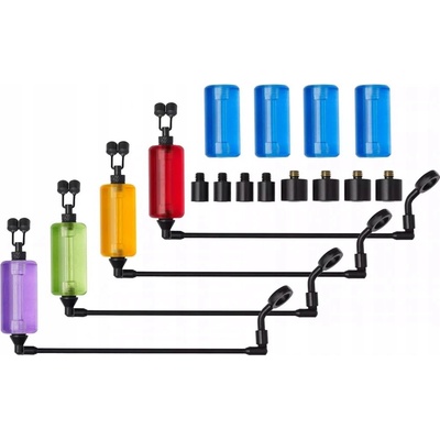 Prologic K1 Mega Swing arm Kit 4 Rod Red, Orange, Green, Blue, Purple