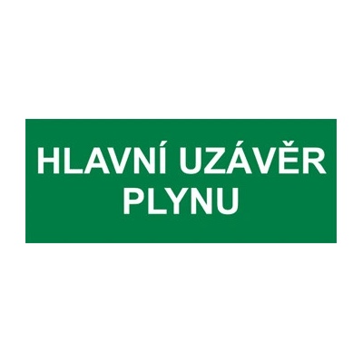 HLAVNÍ UZÁVĚR PLYNU - plast 686p