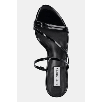 Steve Madden Кожени чехли Steve Madden Lamora в черно с тънък ток SM11003630 (SM11003630.018)