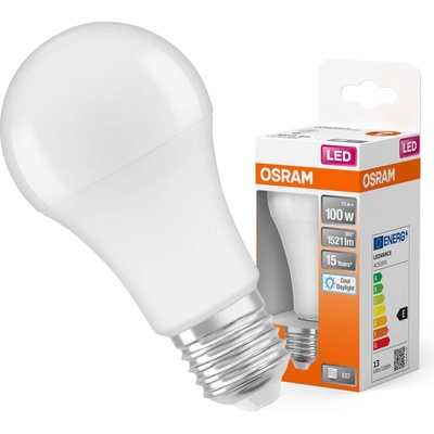 Osram LED žiarovka E27 A60 13W 100W 1521lm 6500K Cold 180° STAR
