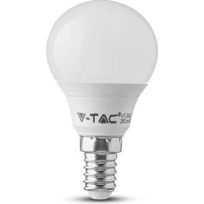V-TAC E14 LED žiarovka 4.5W, 470lm, P45 Studená biela