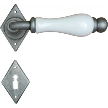 GALBUSERA Kovaná kľučka 4-10, rozetové kovanie, BB/PZ/WC