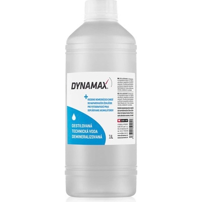 DYNAMAX Destilovaná technická voda demineralizovaná 1 l