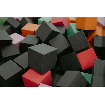 DIMEX ART s. r. o Флизелинов фототапет цветни кубчета детайл 375 x 250 см