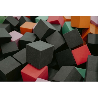 DIMEX ART Флизелинов фототапет цветни кубчета детайл 375 x 250 см