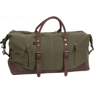 ROTHCO taška EXTENDED Weekender cestovná ZELENÁ