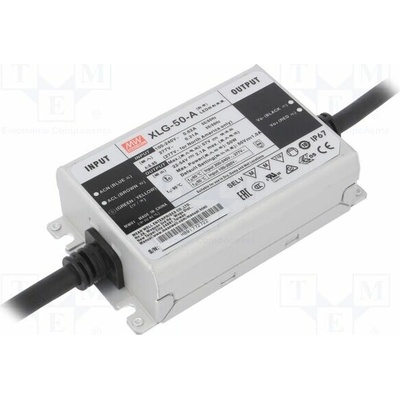 MEAN WELL XLG-50-A Napájecí zdroj: spínaný; LED; 50W; 22÷54VDC; 0,53÷2,1A; 100÷305VAC