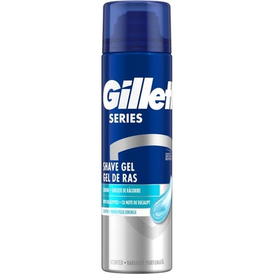 Procter Gamble Gillette гел за самобръсначка 200 мл серия Sensitive Cool Eucalyptus Ks