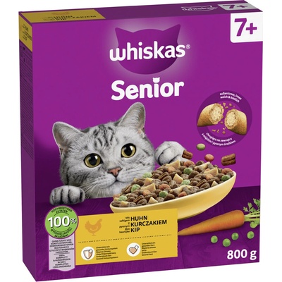 Whiskas 7+ Senior Kuracie 0,8 kg