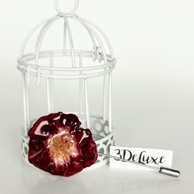 Meganflo Роза брошка - игла