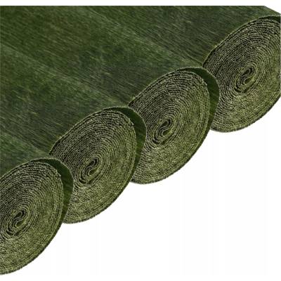Cartotecnica Rossi Krepina Włoska 562/1 Zielony Liść 50x250 Dekoratívna krepová papierová rolka Talianska 562/1 Zelený List 50x250 cm, HRUBÁ 180g