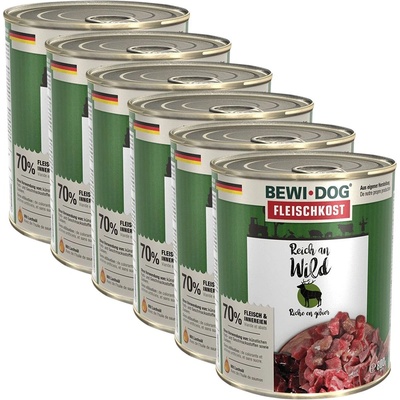 Bewi Dog консерви - Wild, 6 x 800г