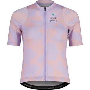 Maloja Дамска фланелка с къс ръкав за колоездене Maloja Women's StrandaM. Cycling jersey - Summer Sky Iris Grid - размер XL (156-3051-0415)