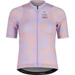 Maloja Фланелка с къс ръкав за колоездене Maloja Women's StrandaM. Cycling jersey - Summer Sky Iris Grid - размер XL (156-3051-0415)