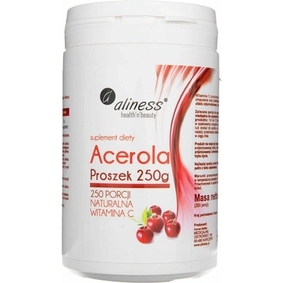 Aliness Acerola prášok prírodný Vitamín C 250 g