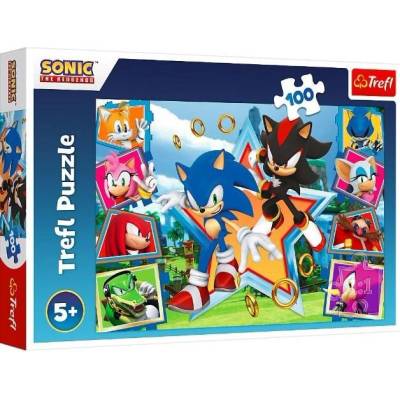 Trefl - Puzzle Meet Sonic Sonic 100 - 100 piese