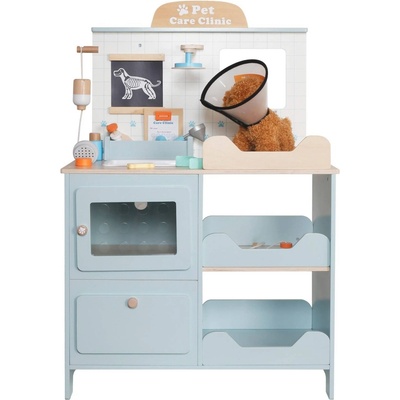 Ginger Home Дървен игрален комплект Ginger Home - Ветеринарна клиника (W10L016)
