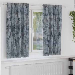 Pure Line Home Кадифени завеси в цвят сив с комбиниран перделък, 2 бр. , 140 x 175 см - zalegloto - 43,03 лв
