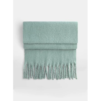 Šála Fluffy Světle zelená