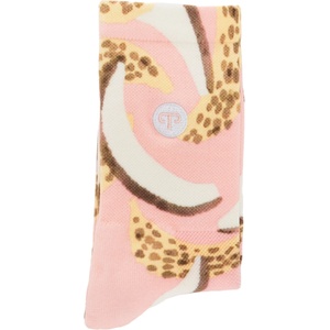 PEPPERMINT Дамски чорапи за колоездене PEPPERMINT Women's Signature Socks Print Cycling socks - Bananarama Grapefruit - размер 35-38 (EU) (207-0912-0411)