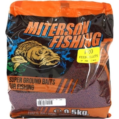 МИТЕРСОН Микро Пелети Miterson Fishing Pro Feed Red Krill Pellets - 0.5kg (15040037)