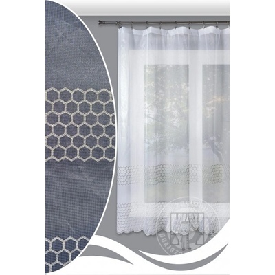 Záclona metráž 352751 biela, 170cm