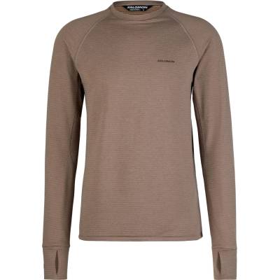 Salomon Мъжки поларен пуловер Salomon Essential Lightwarm CN Fleece jumper - Iron (005-6759-0212)