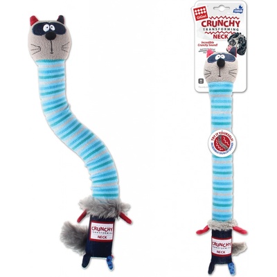 GiGwi Plush Friendz mýval křupavý krk M