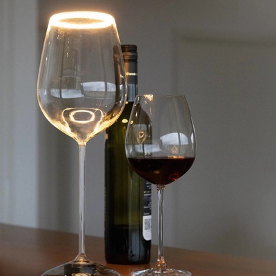 Segula LED žiarovka Floating Red Wine číra E27 5W 922 55463
