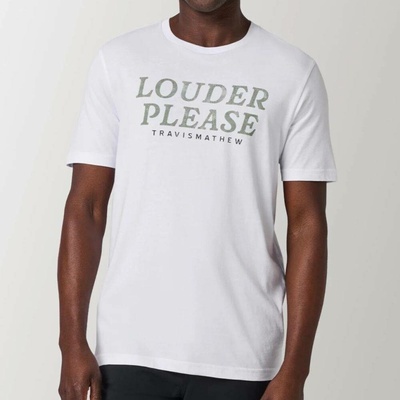 Travis Mathew louder please white