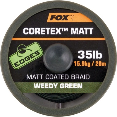 Fox šňůra Edges Coretex Matt Green 20m 35lb
