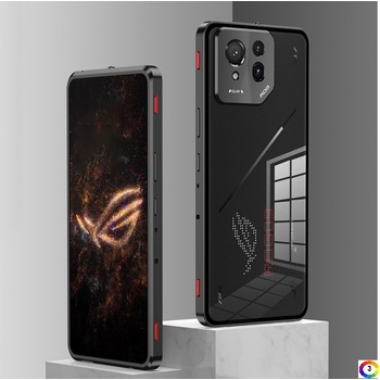 ASUS ROG Phone 9 Pro 5G / Asus ROG Phone 9 5G Удароустойчив Калъф Metal Frame с Магнит 360 Градуса Защита и Протектор