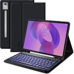 Tech-Protect Калъф с Клавиатура за Lenovo Idea Tab Pro/ MT 12.7 TB-373, Tech-Protect SC Pen Keyboard Case, Черен (5906302333400)