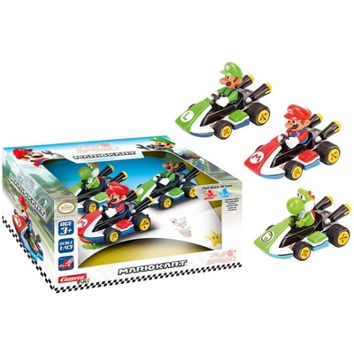 Carrera Комплект пулбек колички Carrera - Super Mario, 3 броя (CR15813010)
