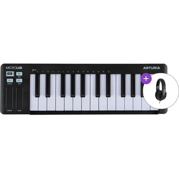 Arturia MicroLab mk3 SET Black Миди клавиатура (MIKROLAB-MK3-BK-SET)