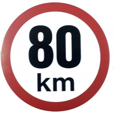 Nálepka omezená rychost 85 Km ø 190 mm