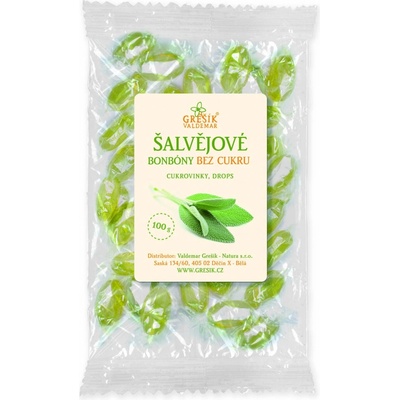 Grešík Šalvějové bonbony 100 g