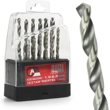 Sada univerzálnych vrtákov CATA – 13 ks (1,5–6,5 mm) M22298C