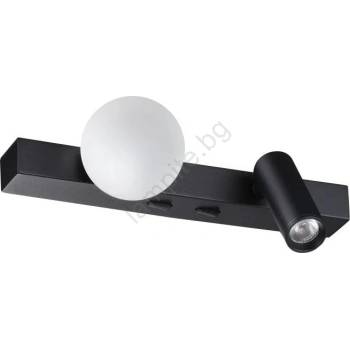 Ideal Lux - LED аплик PING PONG 2xLED/3W/230V CRI 90 черен (ID336664)