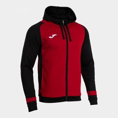 Joma Lider Zip-up Hoodie červená čierna
