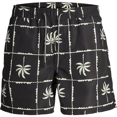 JACK & JONES Бански гащета Jack & jones Fiji Oceanday swimming shorts - Black (Black)