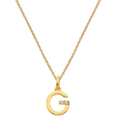 Hot Diamonds Pozlátený náhrdelník G DP945