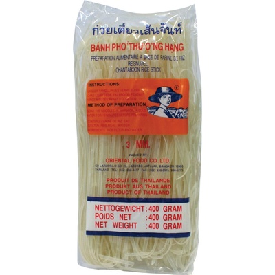 Farmer thajskej ryžové rezance 3mm 400 g