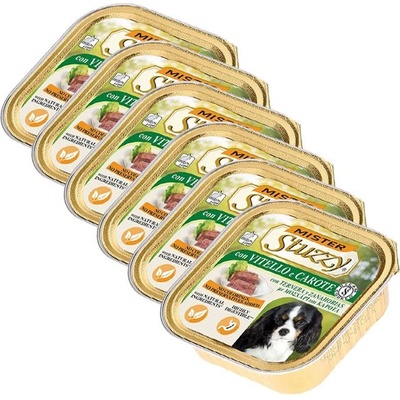 Stuzzy Ваничка Mister STUZZY Dog - телешко и морков, 6 x 150г