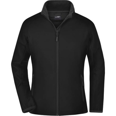 Daiber jn 1129 / Дамско двуслойно промо яке от софтшел - черно/черно l (02112980803)