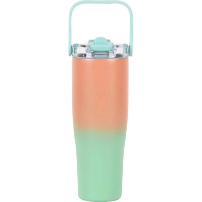CMP KA0676 Termohrnek s rukojetí na přenášení 900 ml zelenooranžový
