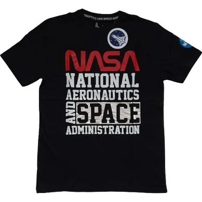 pánské tričko NASA černá