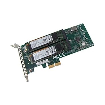 Fujitsu PDUAL CP100 FH-LP M. 2 Boot and Adapter card in PCIe FH-LP Formfactor (PY-DMCP24)