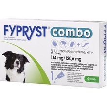 Fypryst Combo spot-on Dog M 10-20 kg 1 x 1,34 ml